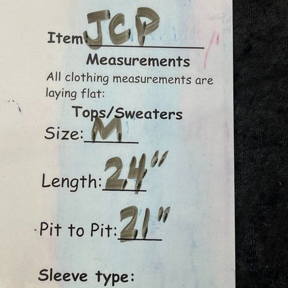 Vintage JC Penney Red Winter Sweater Mock Neck Size Med - Picture 5 of 5